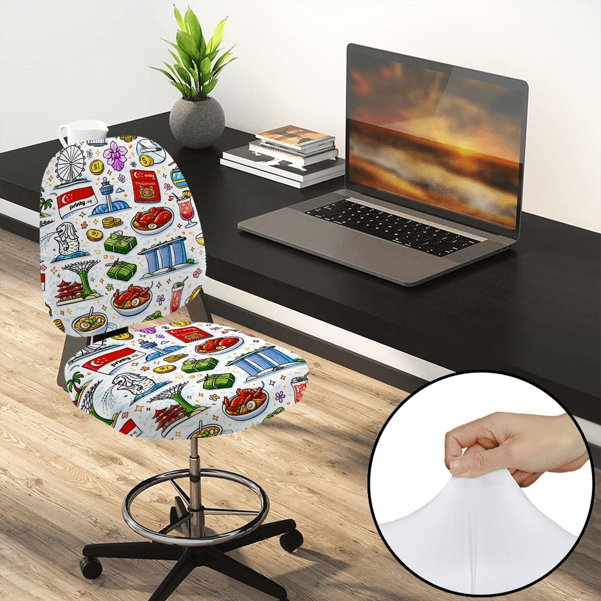 Custom Office Chair Cover