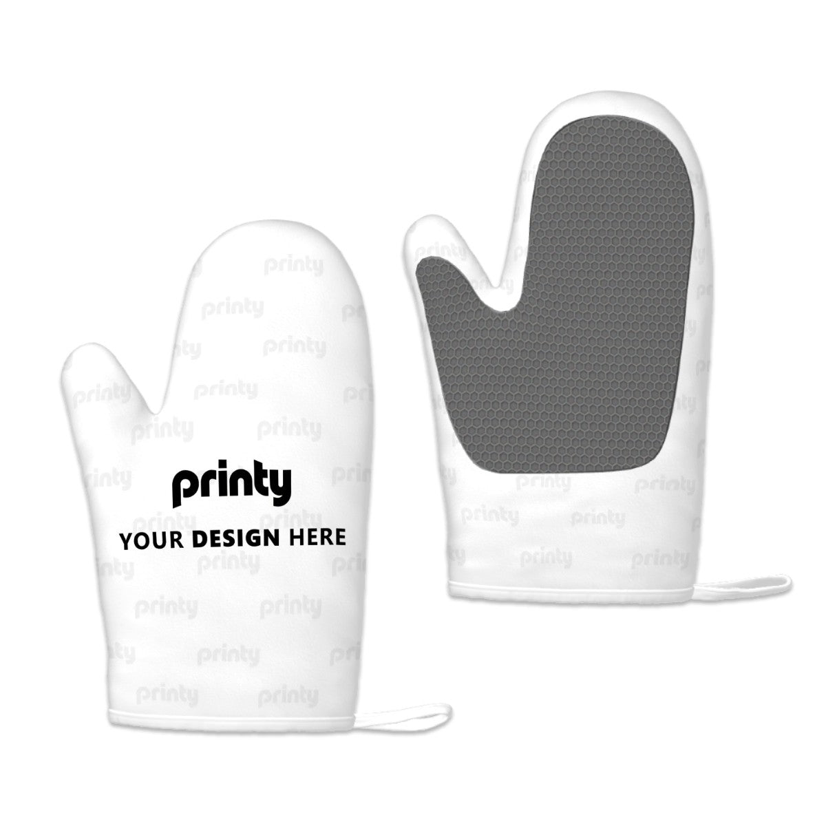 Custom Silicone Oven Mitts Heat Resistant Set