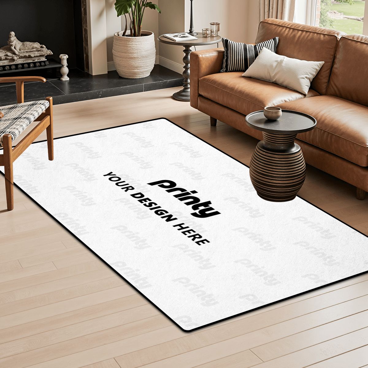 Custom Area Rug Floor Carpet (5:3)