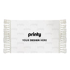 Custom Coffee Table Mat Placemat with Tassels