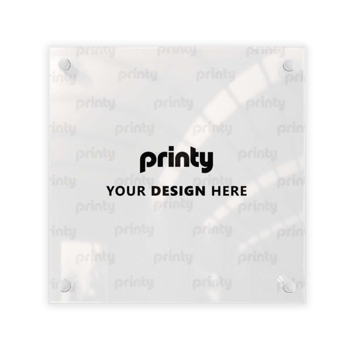 Custom Acrylic Wall Art Prints Square (Punched Type)