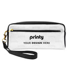Custom Rectangular Leather Makeup Bag