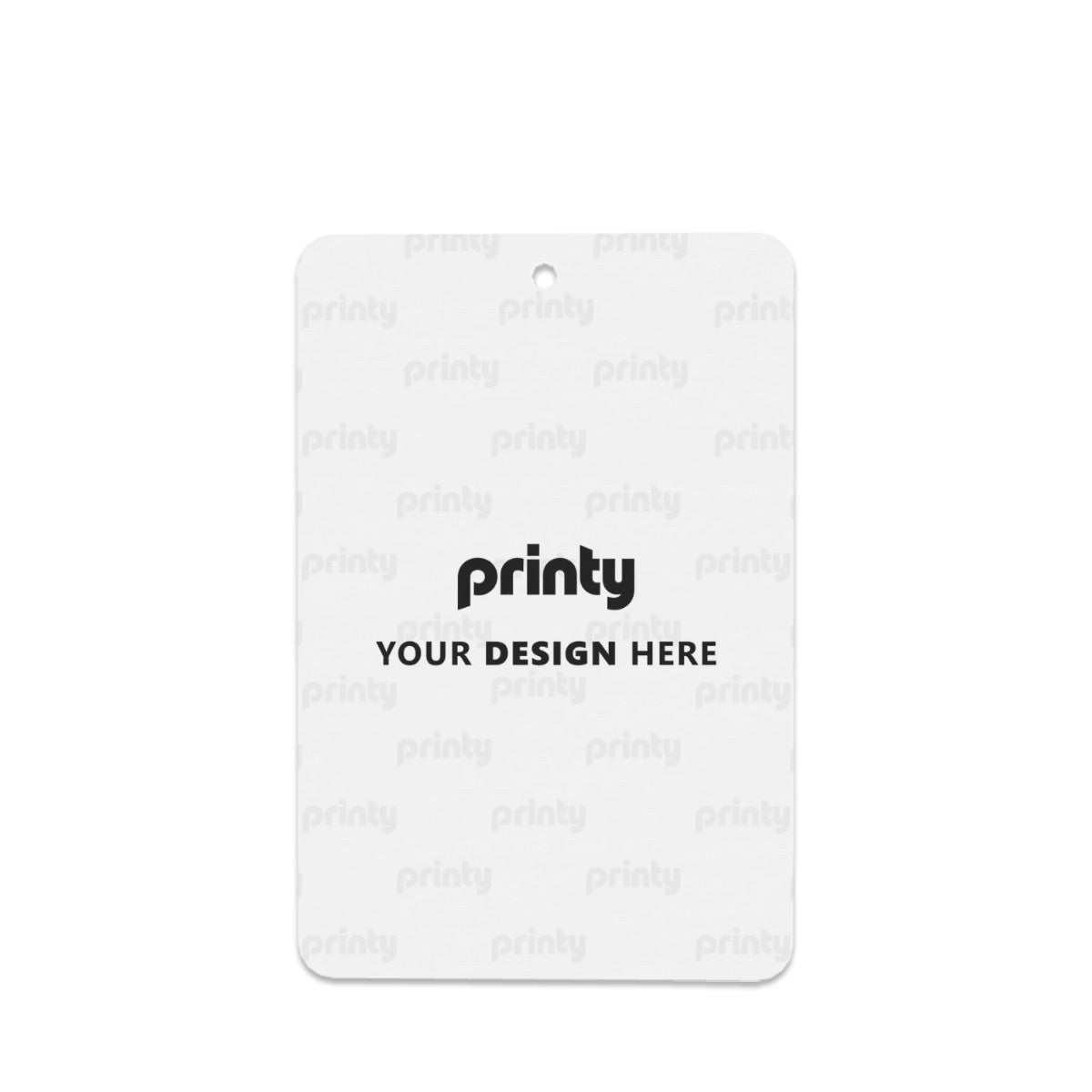 Custom Rectangle Car Air Freshener Cards 6 Pieces