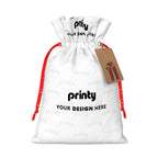 Custom Christmas Drawstring Gift Bags