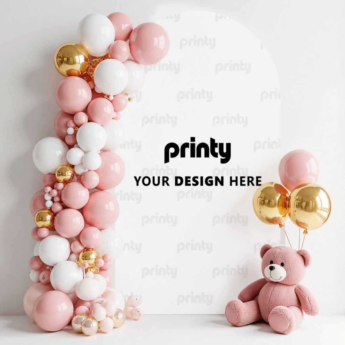 Custom Large Arched Background Cover