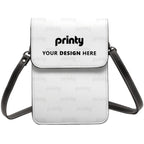 Custom Leather Cell Phone Purse With Shoulder Strap