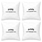 Custom All Season Throw Pillow Covers Set of 4(Single-Sided Design)