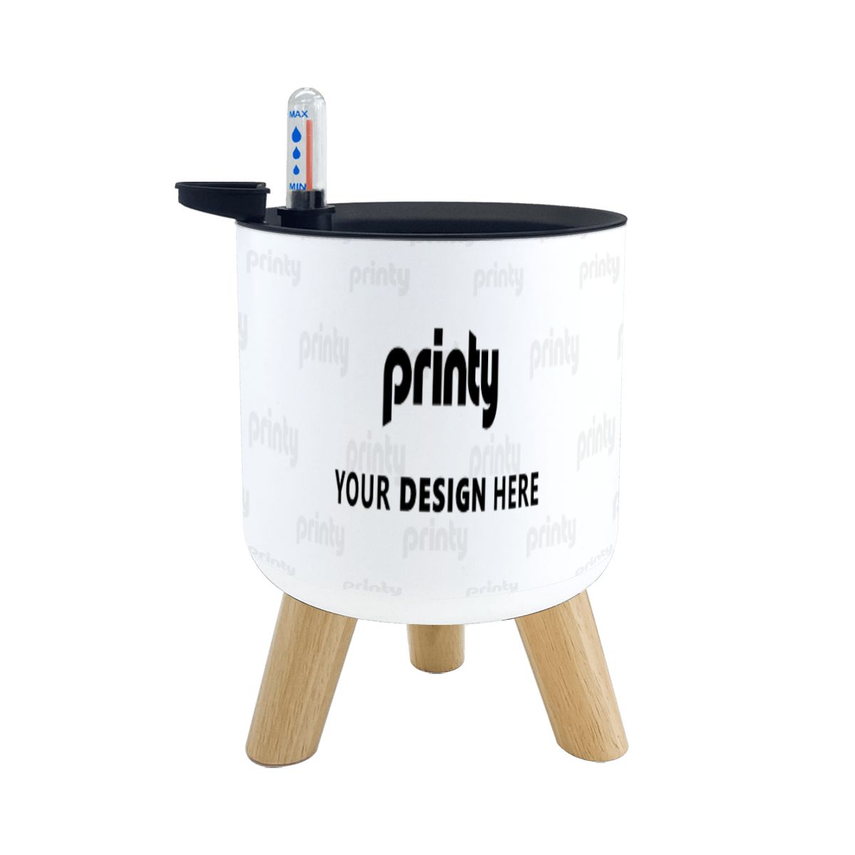 Custom Small Plant Pots with Legs Set of 3