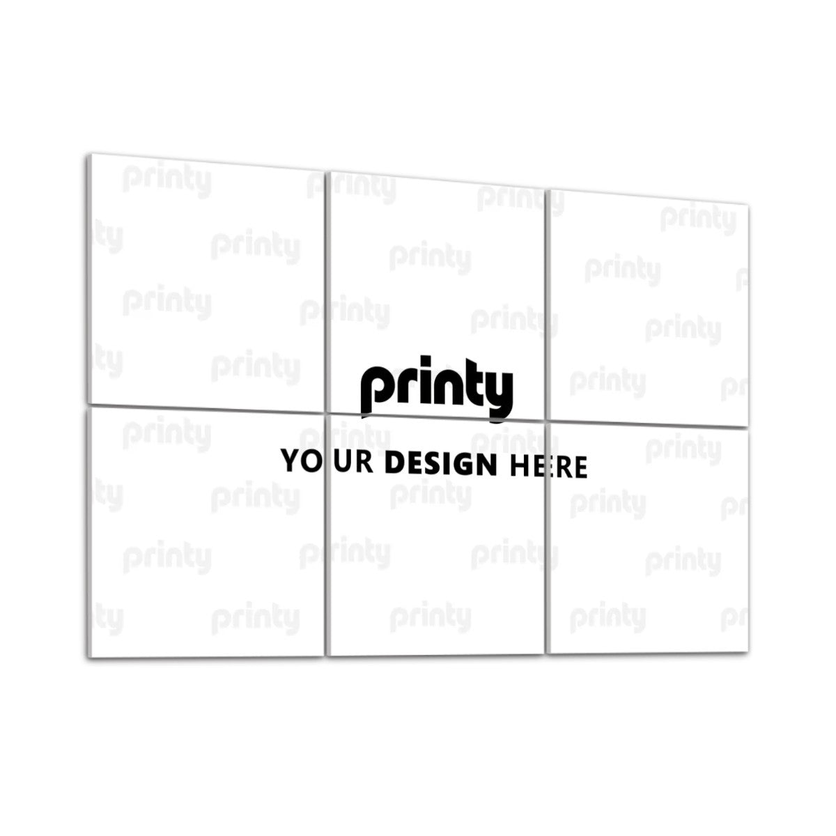 Custom 6 Panels Sound Absorbing Wall Art