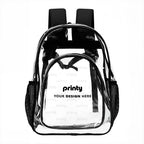 Custom Clear Backpack with Mesh Pocket