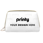 Custom Large Leather Makeup Bag