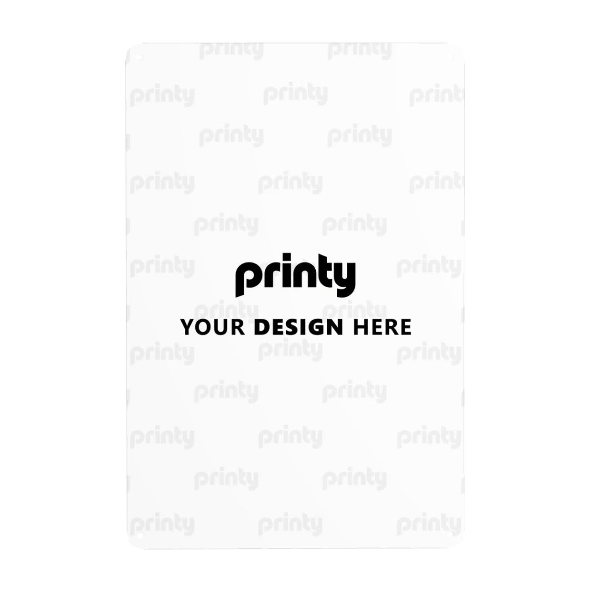 Custom Tin Sign Rectangular (2:3) Metal Sign Decor (Vertical)
