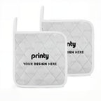Custom Heat Resistant Pot Holders Set of 2
