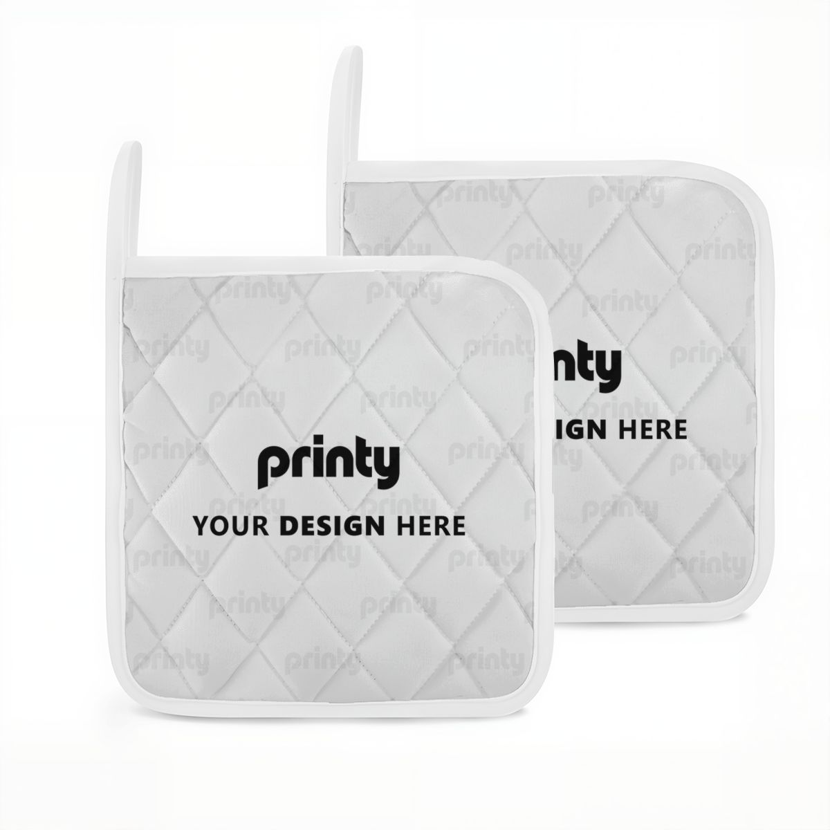 Custom Heat Resistant Pot Holders Set of 2