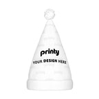 Custom Adult Plush Santa Hat with Light