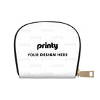 Custom Leather Semicircle Card Holder