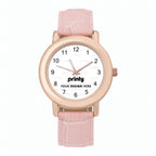 Custom Women's Leather Watch